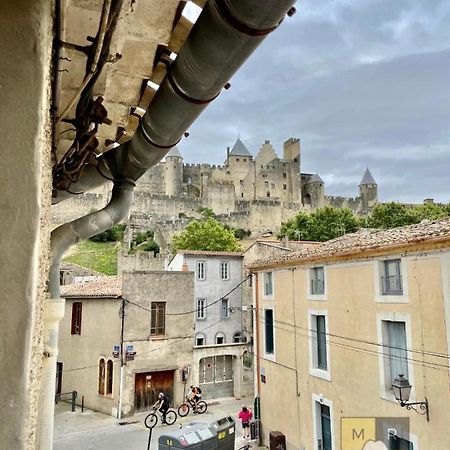 Le Donjon - Vue Cite Pied Cite Medievale Neuf Каркасон Екстериор снимка