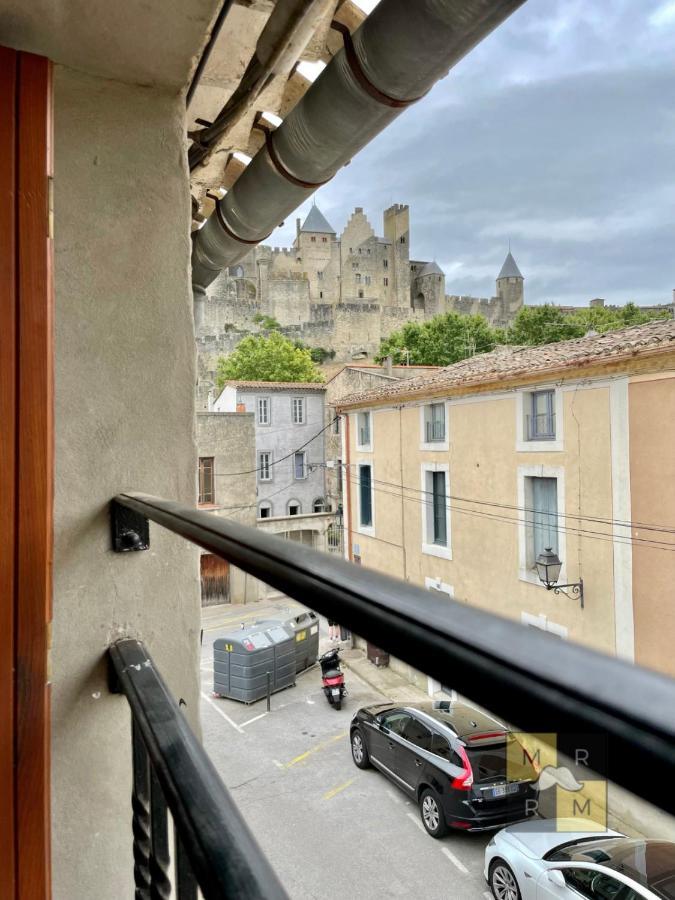 Le Donjon - Vue Cite Pied Cite Medievale Neuf Каркасон Екстериор снимка